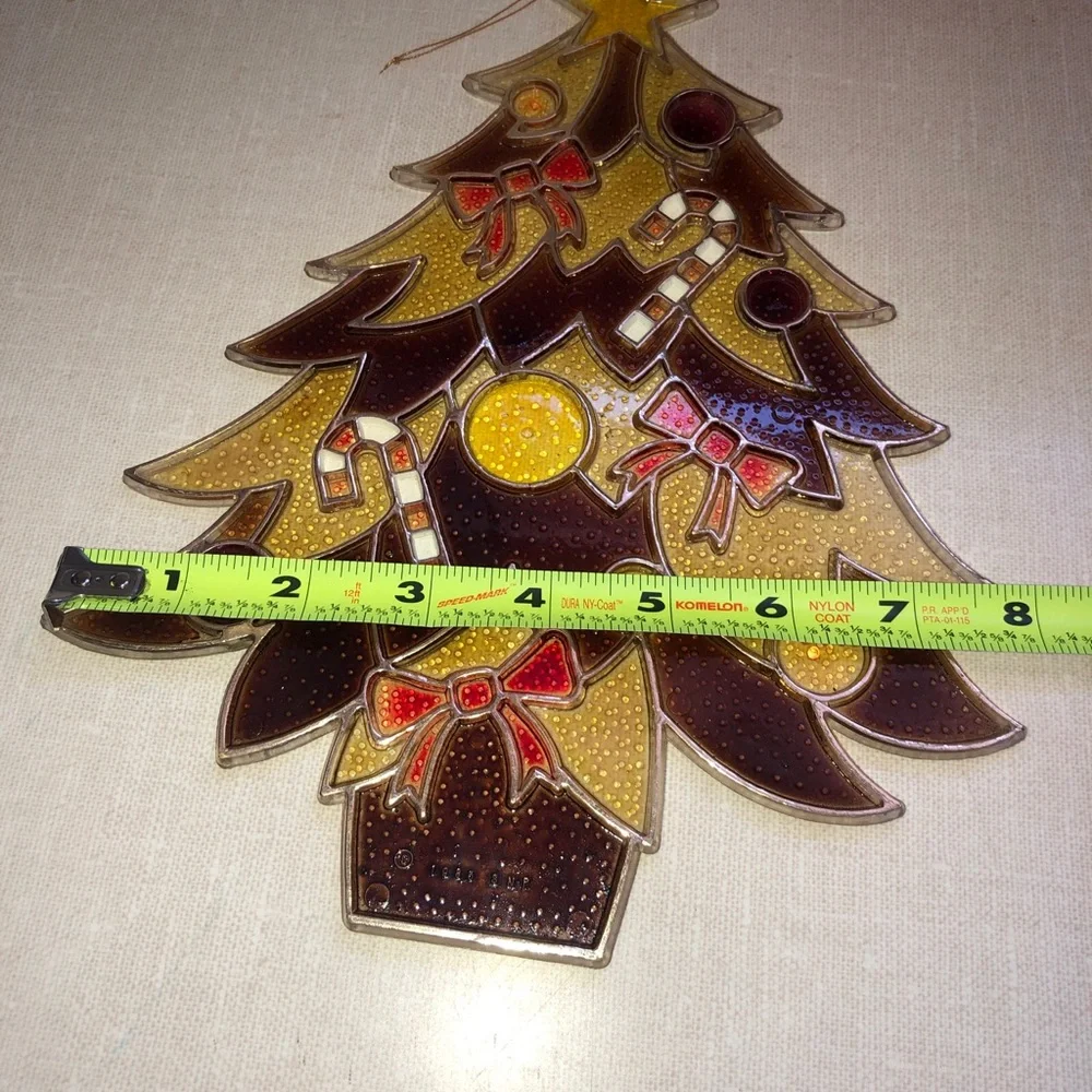 Vintage SNP 1985 Christmas Hanging Decorations Lot (3)‎ Wreath trees